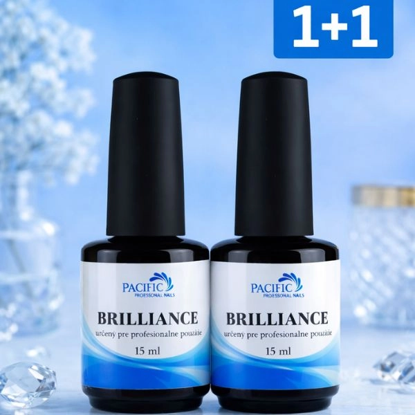 Brilliance - fényes fedő UV zselé, 15ml - 1+1 INGYENES AKCIÓ