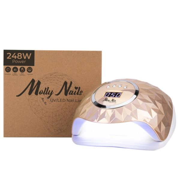 AlleLux Y13, UV/LED lámpa 248W, arany