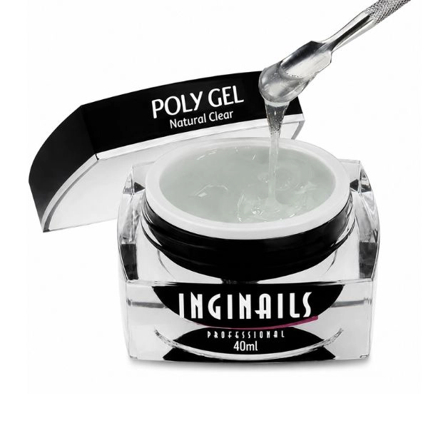 Poly Gél Inginails Professional - Natural Clear, 40ml