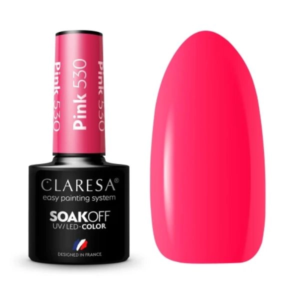 Claresa UV/LED Color Soak Off - Pink 530, 5g