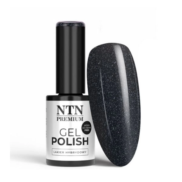 NTN Premium - Hibrid zselés körömlakk Black nr. 562, 5g