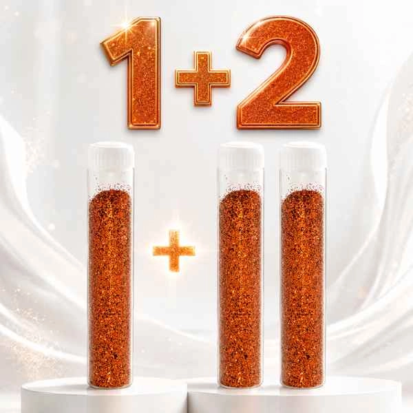Sötét narancssárga csillámpor – 1+2 INGYEN AKCIÓ