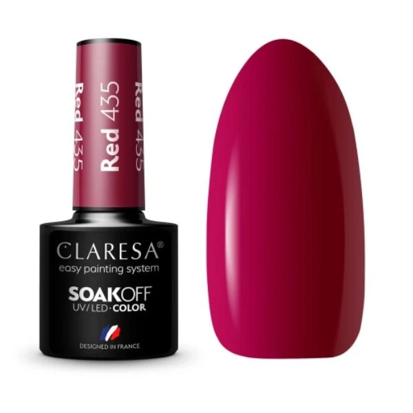 Claresa UV/LED Color Soak Off - Red 435, 5g