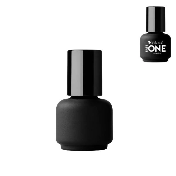 Top gél körömlakk effúzióval Silcare - Base One Finish, 15g