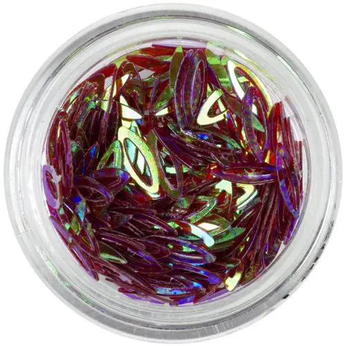 Ívelt szemek - bordó