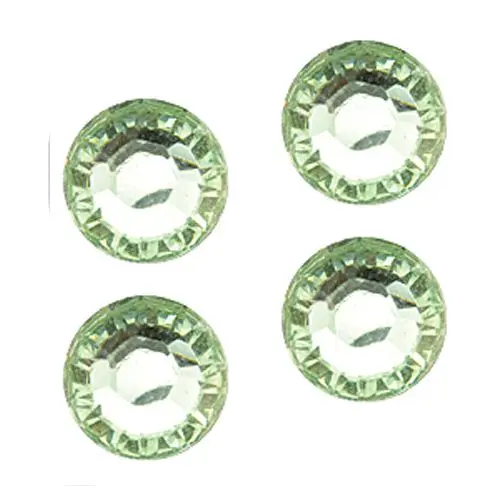 Nail art díszítő kristályok Swarovski 3mm - light green 50db/strasszkő