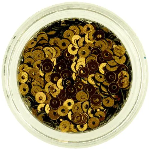 CD flitterek – barna, lyukas kör