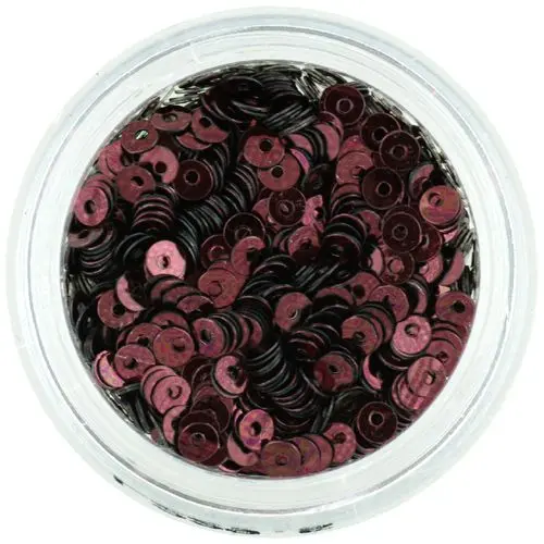 CD flitterek – sötétbarna lyukas kör