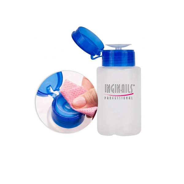 Műanyag kupakos folyadék adagoló 100ml - kék