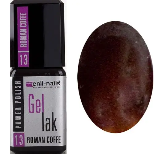 ENII UV lakkzselé – 13 Roman Coffe, 11ml/gél lakk készítés