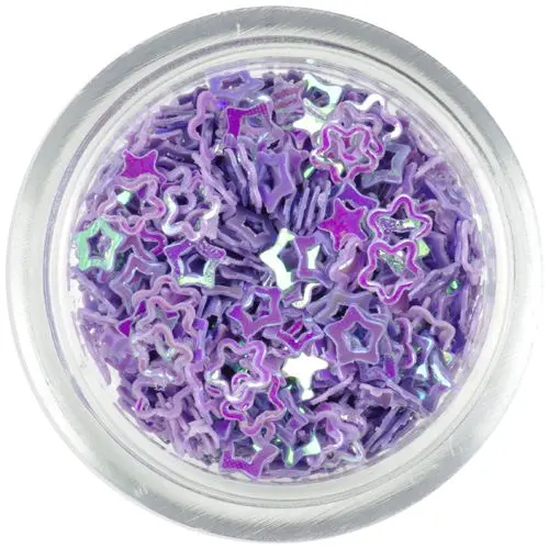 Díszítő csillag - világoslila