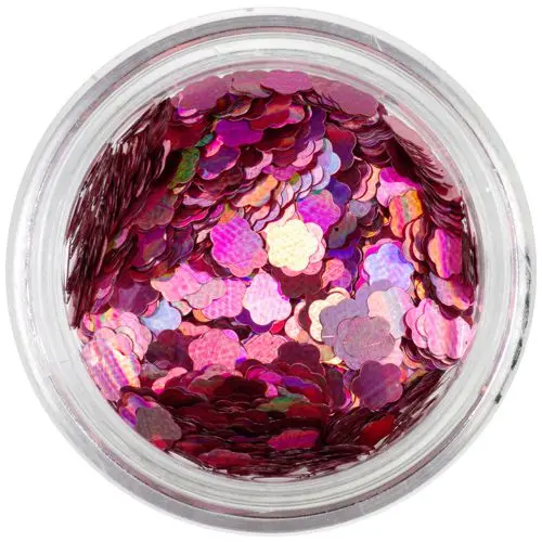 Rózsaszín virágok - hologramm