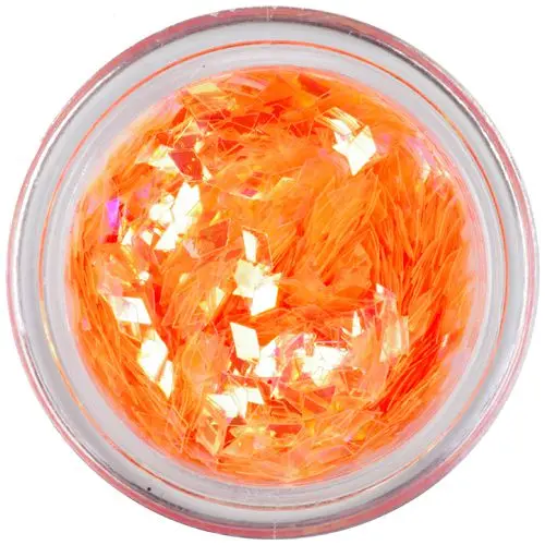 Mélynarancssárga flitterek aqua tipbe - gyémántok