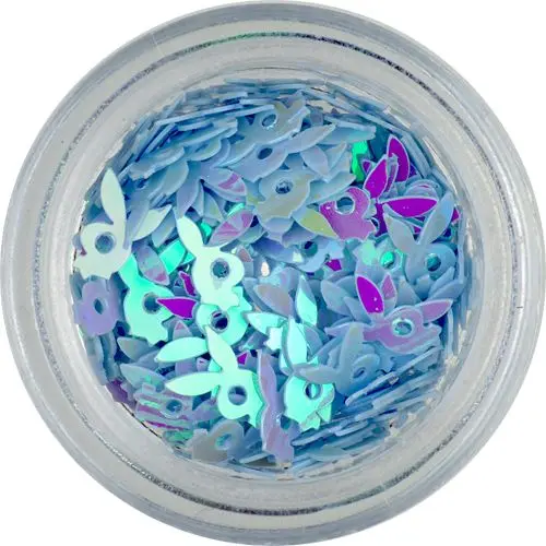 Világoskék Playboy nyuszi dísz