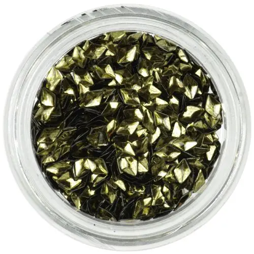 Flitterek - 3D gyémántok, sötétarany