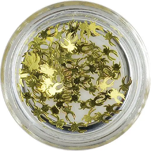 Fém körömdíszek - pókok