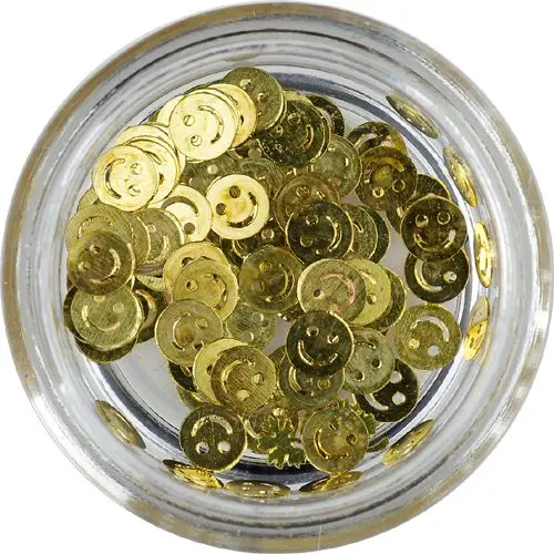 Smiley - fém díszek