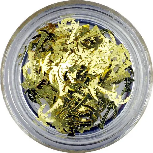 Fém körömdísz - pálma