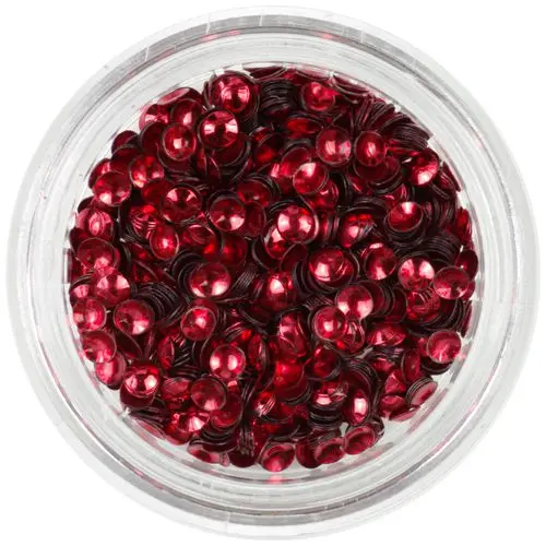 Díszítő kagyló - piros, 3D