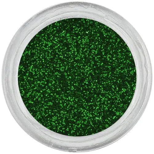 Glitteres díszítőpor - smaragdzöld