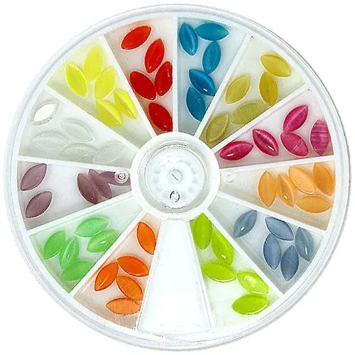 Díszítő kövecskék, szett - ovális