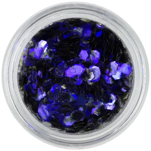 Hatszögek, aquaelements - lila