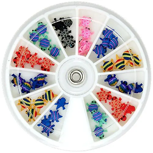 Fimo nail art szett - teknősbékák