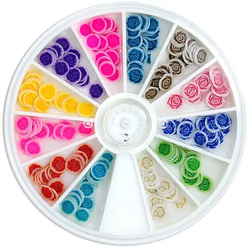 Körömdíszek boxban – rózsák