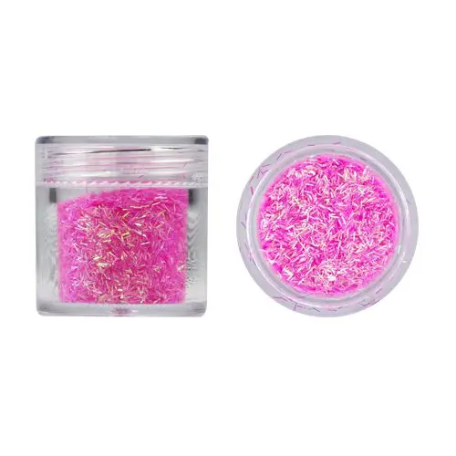 Nail art dísz - telt rózsaszín 10g