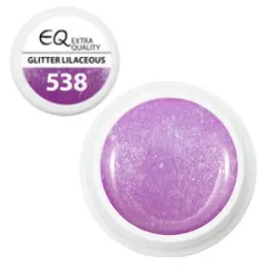538 – Glitter Lilaceous, színes UV zselé