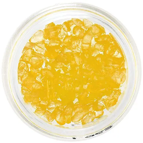 Nail art díszek - kövecskék, sárga