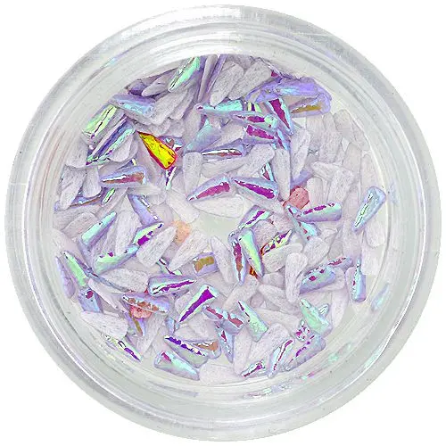 Textil körömdíszek - lila cseppek