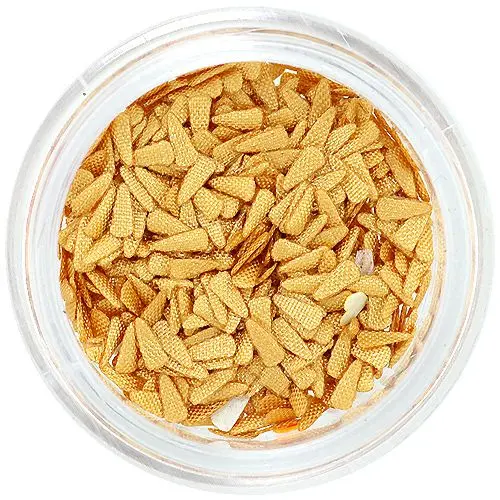 Textil körömdíszek - bézs színű cseppek