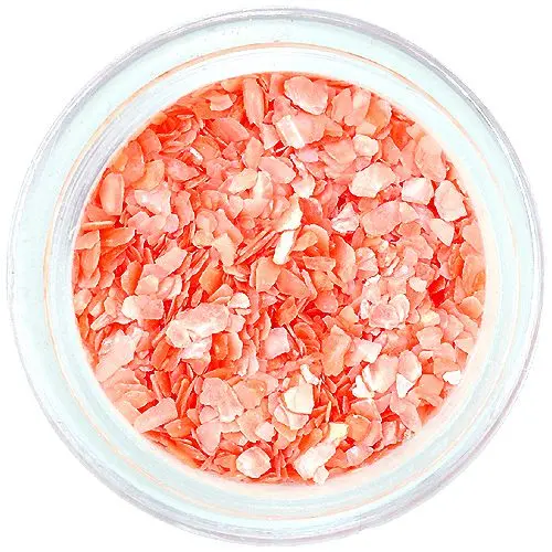 Narancssárga, rendszertelen alakú törmelékek