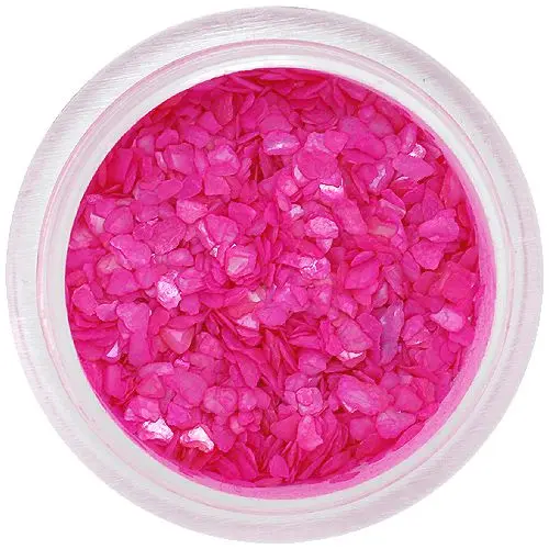Szabálytalan alakú törmelékek - ragyogó rózsaszín