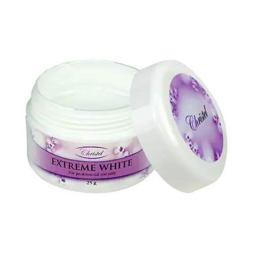 UV zselé Christel - Extreme White gel, 25g 