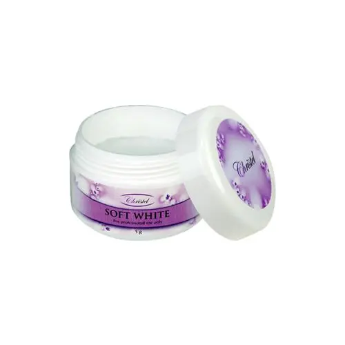UV zselé Christel - Soft White gel, 5g/építő zselé