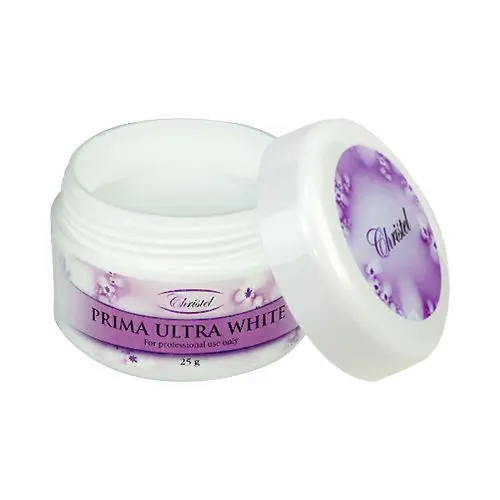UV zselé Christel - Prima Ultra White gel, 25g 