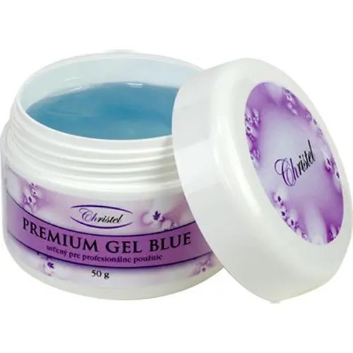 UV zselé Christel - Premium gel Blue, 50g