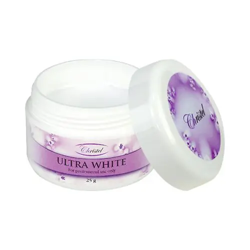UV zselé Christel - Ultra White gel, 25g 