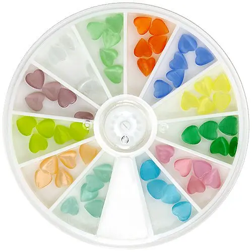 Díszítő kövecske készlet – szívecskék