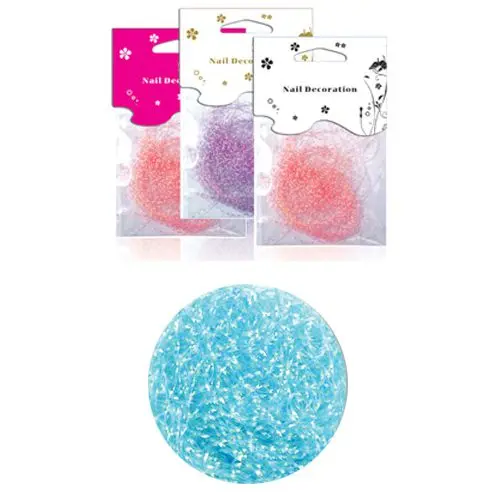 Dekorációs fonalak, zacskós - aquamarin