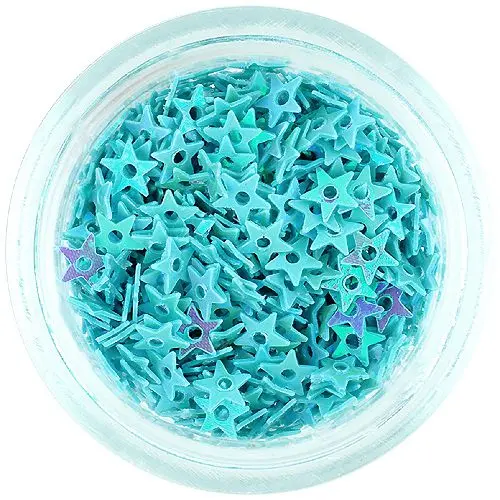 Türkiz lyukas csillagok