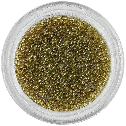 Gyöngyök 0,5mm - zöldesbarna