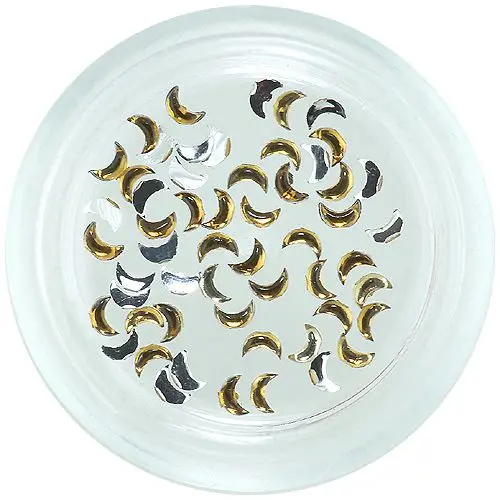 Világos narancssárga kövecskék, holdacskák/strasszkő