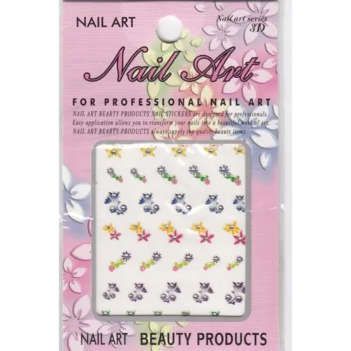 3D matrica kövecskékkel - virágok