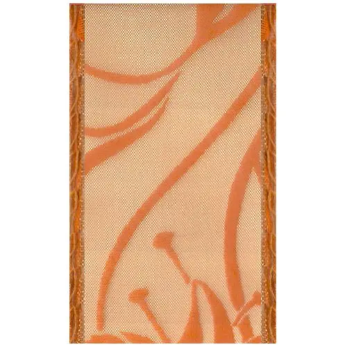 Egyedi körömdísz - orange with overprint, háló