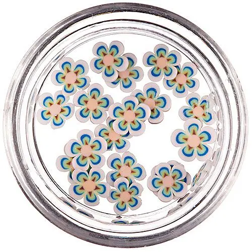 Virágszeletek - Fimo Nail Art