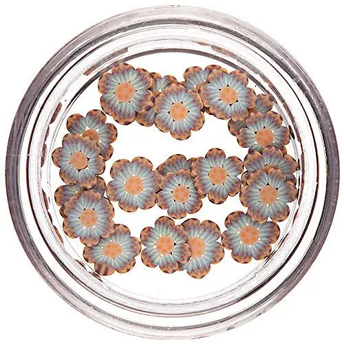 Fimo virágszeletek körömdíszítésre