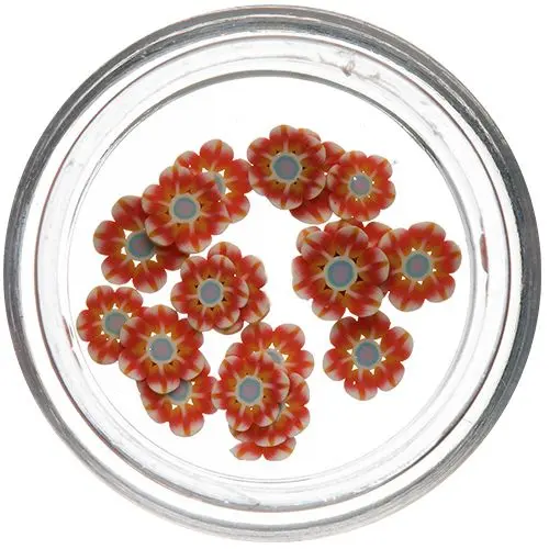 Fimo körömdísz - virágszelet